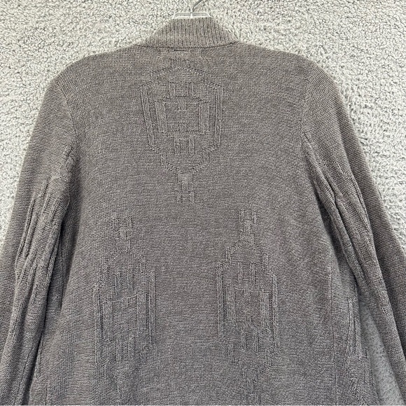 Staring At Stars Long Sleeve Open Front Draped Cardigan Gray Knit Women's Medium - Picture 4 of 8